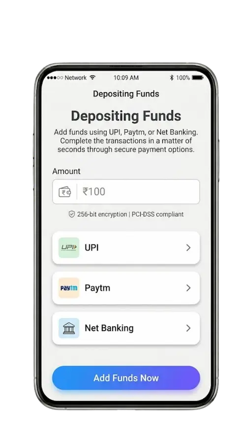 Reddy Anna Book Secure Deposit via UPI Paytm